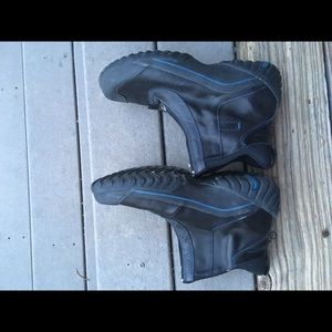 Clarks Black Boots. Keep your feet dry!